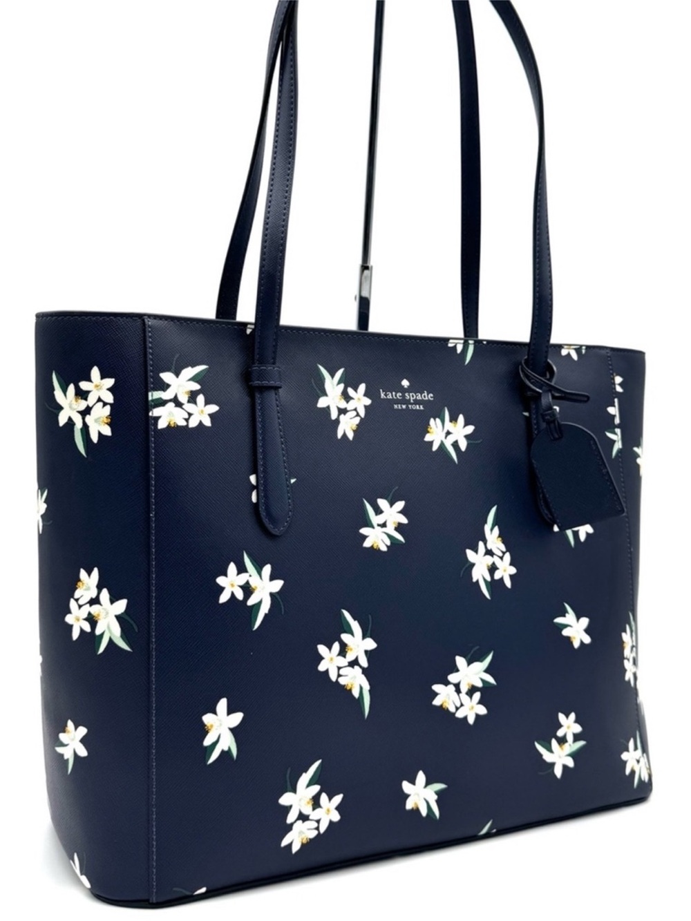 Kate Spade Schuyler Medium Tote Bag Navy Blue